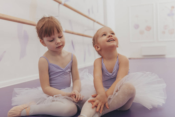 Lovely little ballerinas at the dance studio - Photo, Image