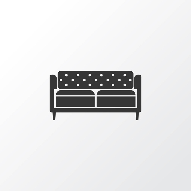 Couch icon symbol. Premium quality isolated upholstery element in trendy style. - Photo, Image