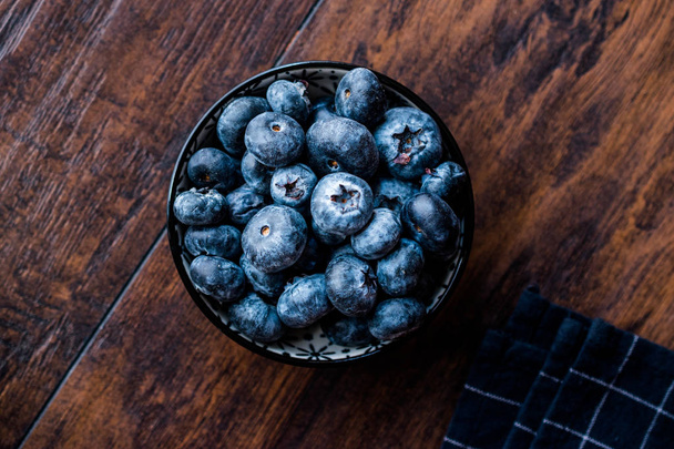 Blueberries / Fresh Raw Organic Berries or Blueberry - Photo, image