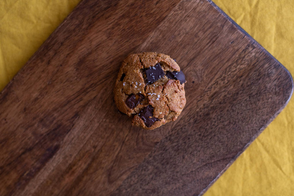 Biscoito de chocolate paleo chunk tahini. bolacha salgada
. - Foto, Imagem