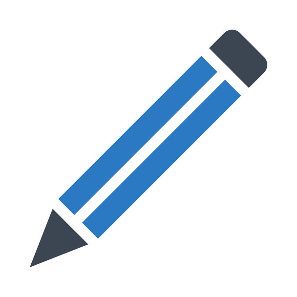 pencil glyph color icon - Vektor, obrázek