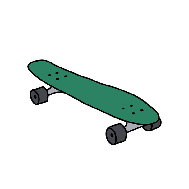 skateboard doodle vecteur icône
 - Vecteur, image