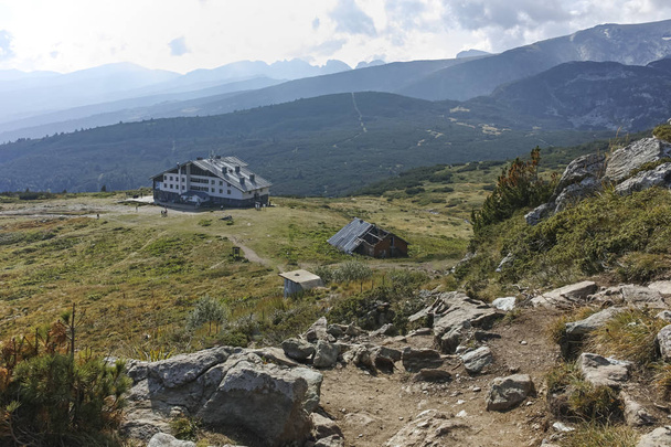 Paesaggio estivo di Rila Mountan vicino ai sette laghi di Rila, Bulgaria - Foto, immagini