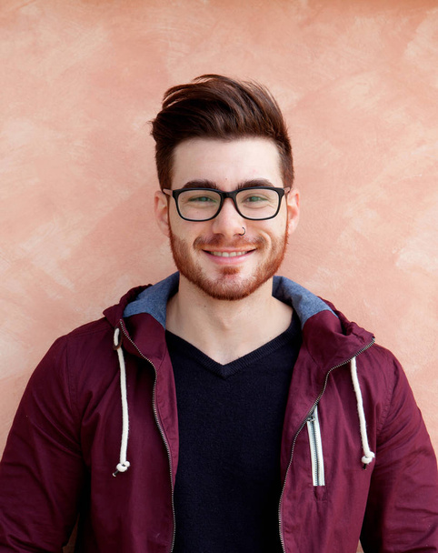 Cool handsome guy with glasses - Foto, Imagem