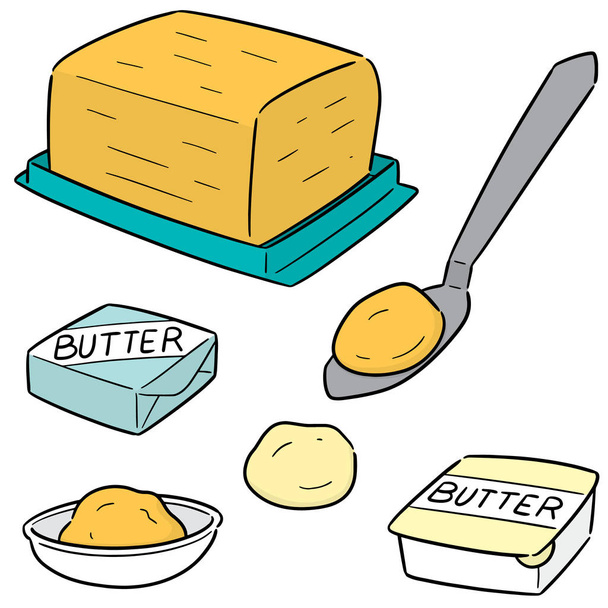 vector set van boter - Vector, afbeelding