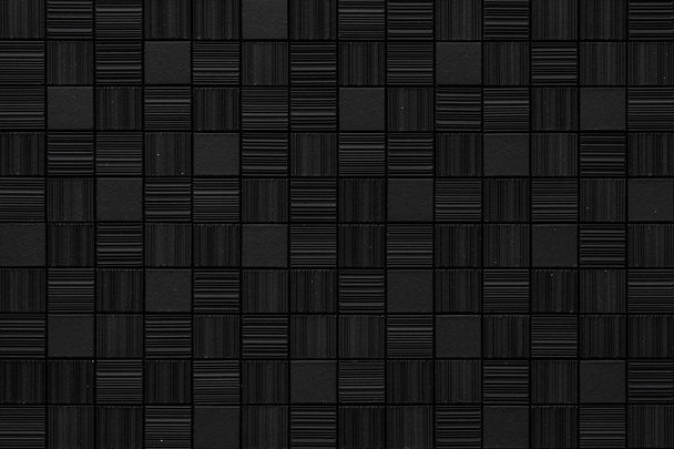 Czarny drewno ściana tekstura i tło - Zdjęcie, obraz