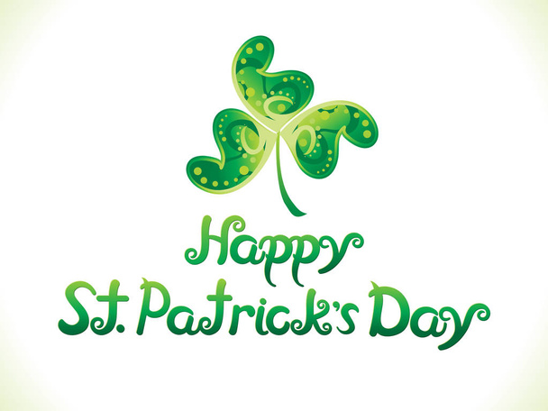 abstract artistic creative st patrick day background - Vector, Imagen