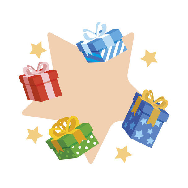 regalos cajas presenta icono
 - Vector, Imagen