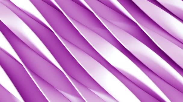 abstrakte Reihe von verschiedenen Farben von 3D-Pastell Twist-Linien rotierenden. nahtlose loop4k-Animationsfilme. - Filmmaterial, Video