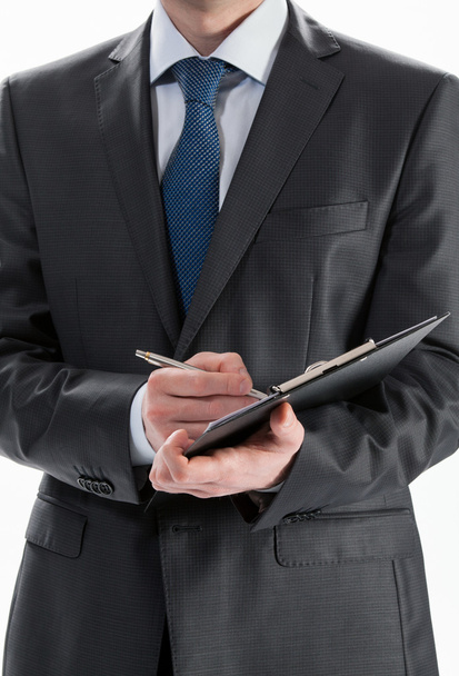 Businessman signing a contract - Foto, Imagem