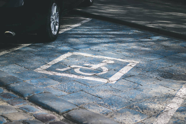 Handicapped parking spot - Photo, Image