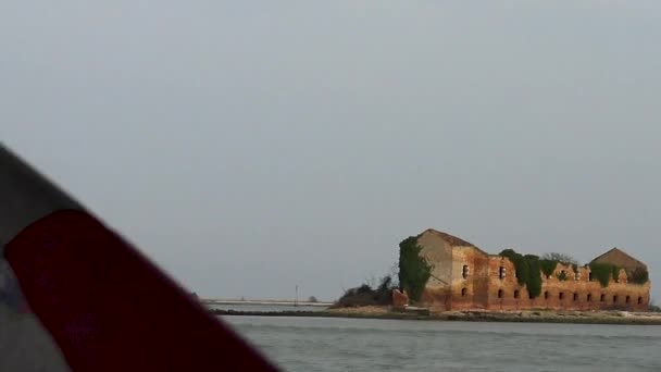 4K Venice, view of the Venetian lagoon from the ferry to Burano island - Footage, Video