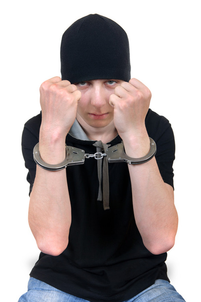 Man in Handcuffs - Foto, Bild