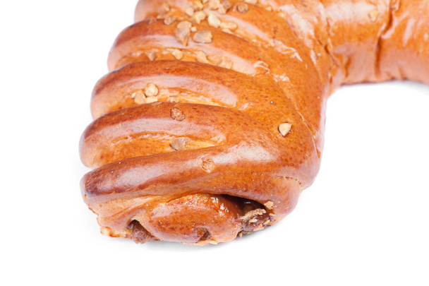 Čerstvé pečené buchta s drceným vlašskými ořechy - Fotografie, Obrázek