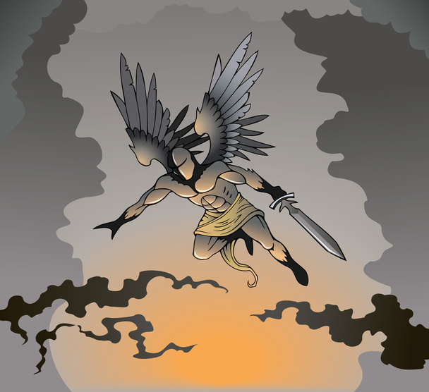 Темний ангел
 - Вектор, зображення