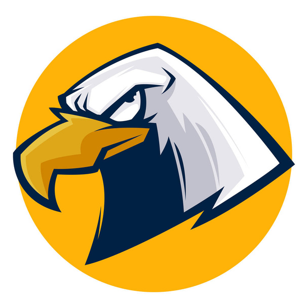 raiva águia cabeça vetor ilustração esports logotipo
 - Vetor, Imagem