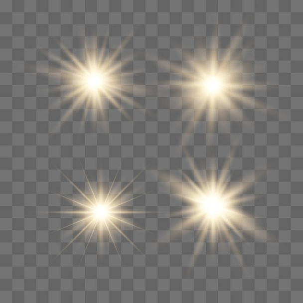Conjunto de luces brillantes
 - Vector, imagen