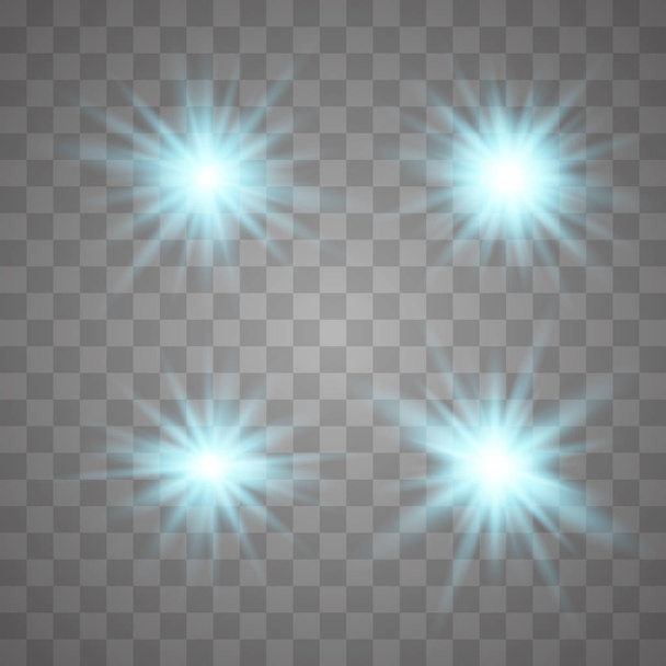 Conjunto de luces brillantes
 - Vector, imagen