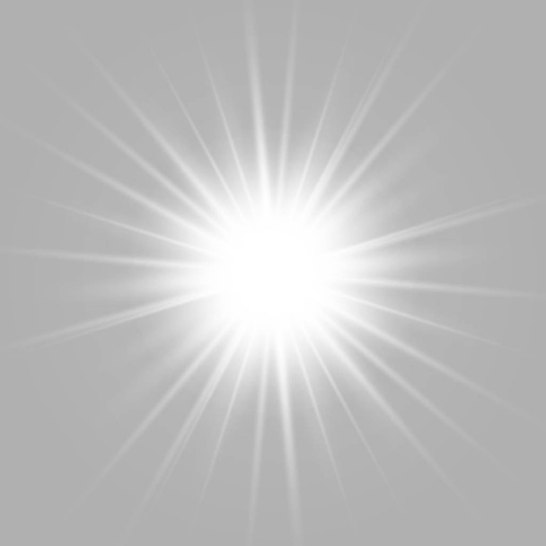 Glow light burst explosion - Vector, Image