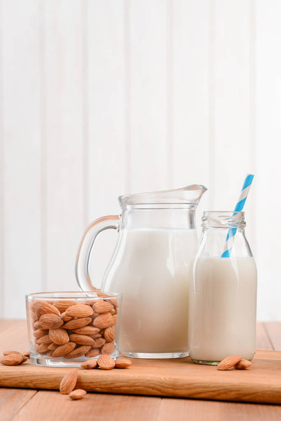 Bottle of vegan milk - Foto, Imagem
