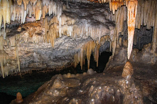 Gorgeous view of Crystal Caves of Bermuda.  Beautiful backgrounds. - Photo, Image