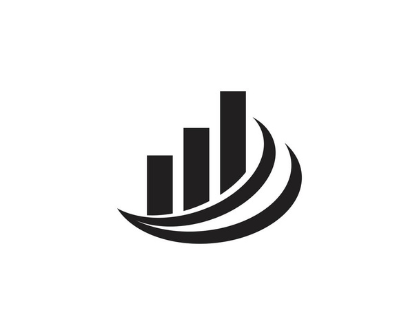 Υπόδειγμα λογότυπου χρηματοδότησης επιχειρήσεων - Διάνυσμα, εικόνα