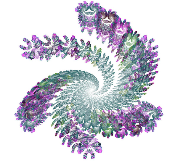 An abstract computer generated modern fractal design. Abstract f - Fotoğraf, Görsel