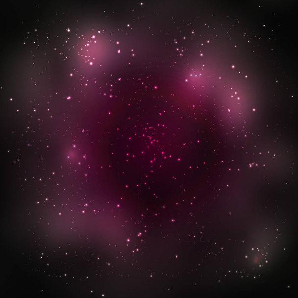 Universum Hintergrund mit Sternen Galaxie Illustration - Vektor, Bild