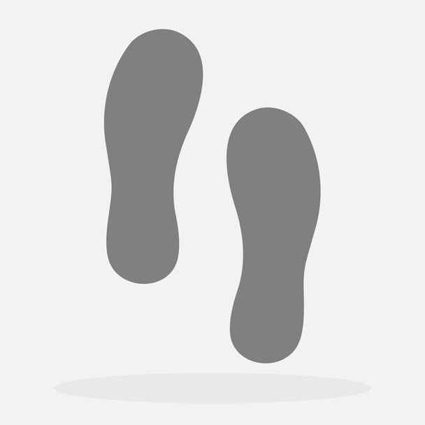 Footsteps icon vector illustration - Vector, Image