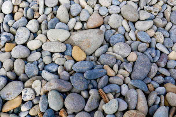異なる色の海の石と背景。背景 - 写真・画像