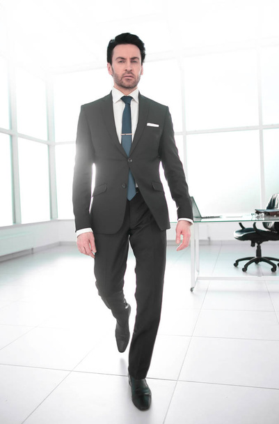 confident businessman in a modern office. - Photo, image