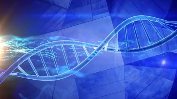 Genética ADN doble hebra hélice
 - Metraje, vídeo