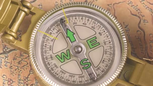Beautiful Macro detail of compass  - Footage, Video