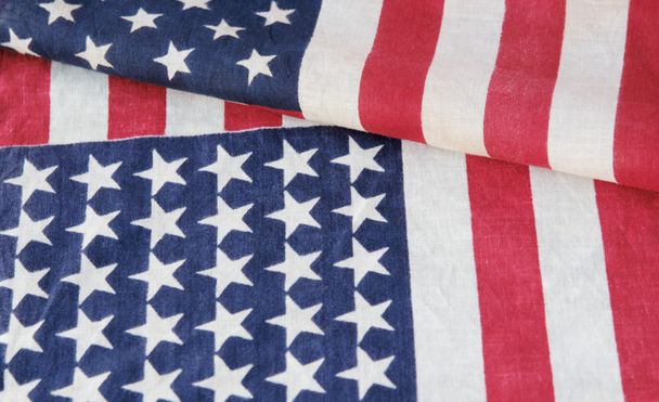 Two American flags - Foto, immagini
