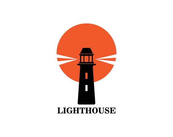 Szablon logo Light House - Wektor, obraz