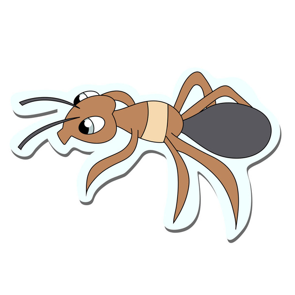 adesivo formica carino. illustrazione vettoriale stock
 - Vettoriali, immagini