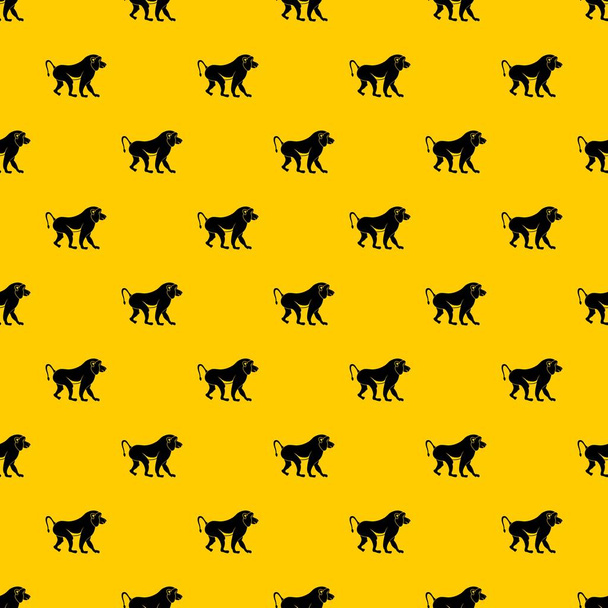 Japanese macaque pattern vector - ベクター画像