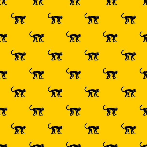 Macaque pattern vector - Vetor, Imagem