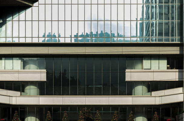 Hong Kong 'daki modern ofis binaları - Fotoğraf, Görsel