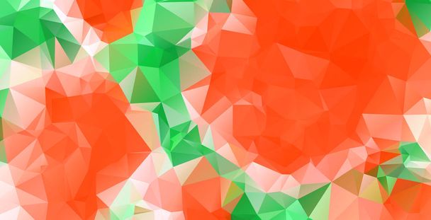 Polygonaal kleurrijk patroon van driehoeken. Geometrische gradiënt achtergrond. Driehoekig ontwerp voor web, business template, brochure, kaart, poster, banner design. - Vector, afbeelding