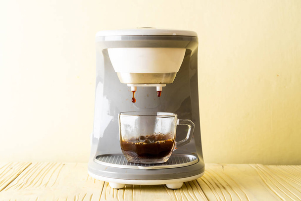 coffee maker machine making coffee  - Foto, Imagem