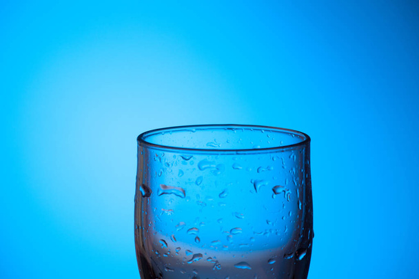 drinking glass of water or glass of water with undefined poison - Photo, Image