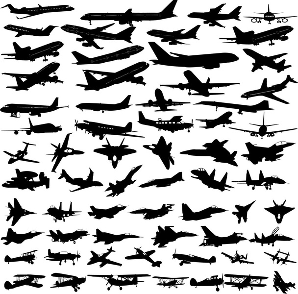Airplanes - Vector, Image