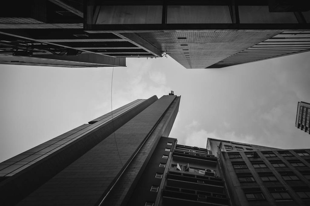 Modern Office Buildings in Hong Kong, Black and White color - Foto, immagini