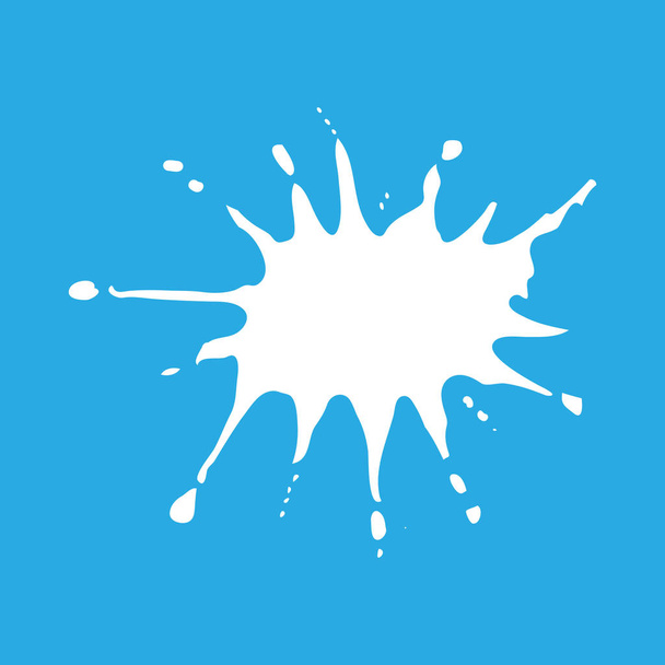 milk spot, ink spot, texture of paint spot - Vector, Image