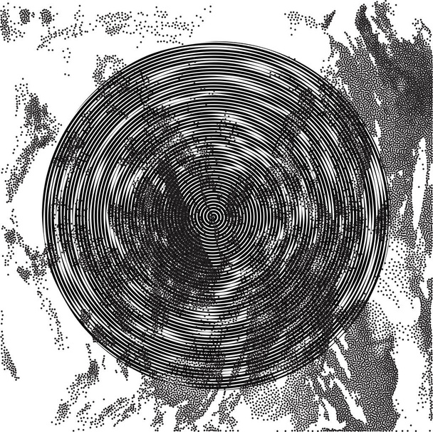 абстрактный пунктирный фон - Вектор,изображение