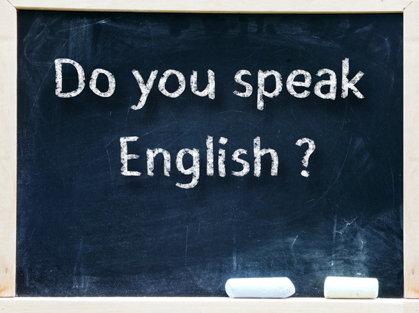 Do you speak english test - Valokuva, kuva