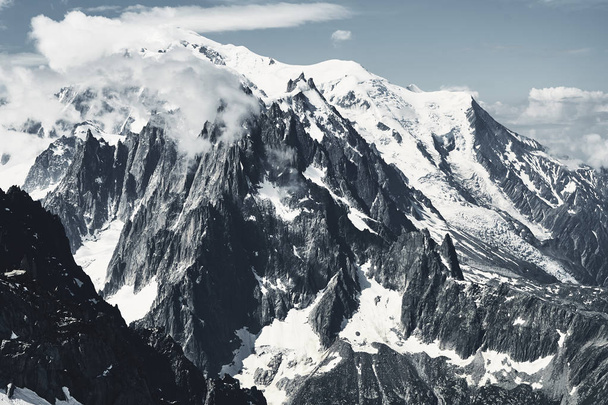 mountain and snow peaks of France  - Fotó, kép