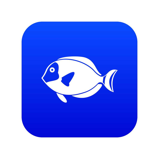 Surgeon fish icon digital blue - Wektor, obraz