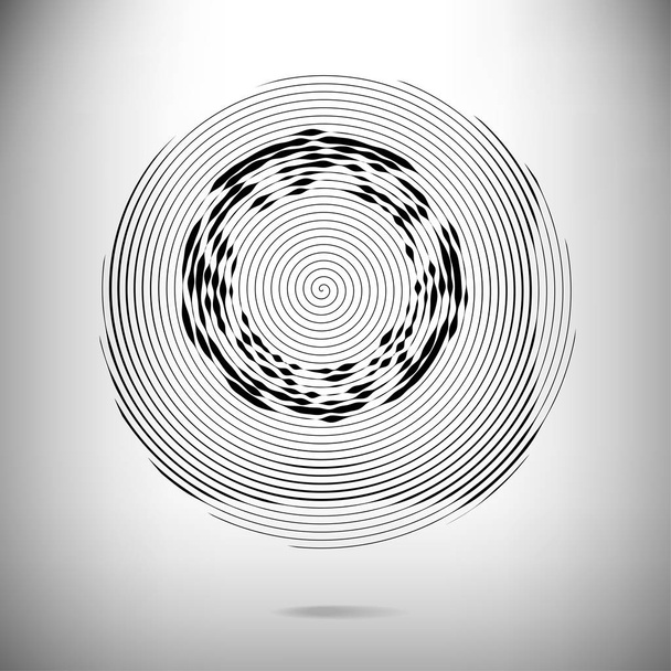 abstrakte Spiraltextur - Vektor, Bild